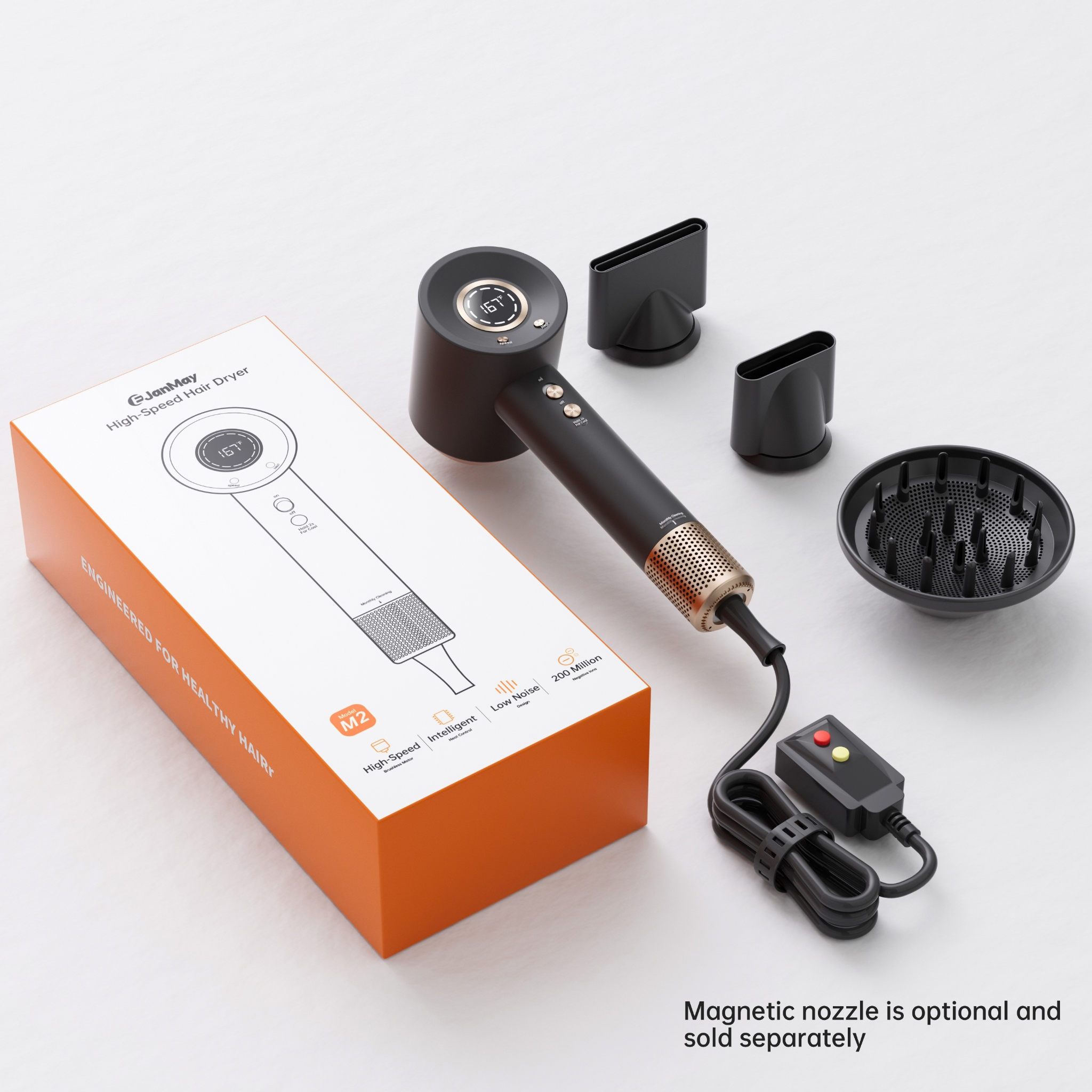 M2 complete retail set with retail box and both magnetic attachments